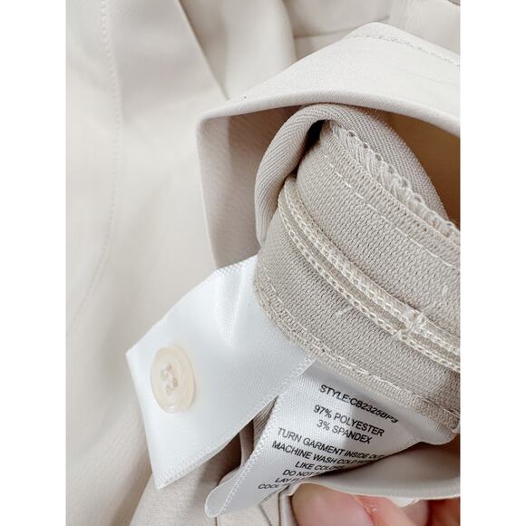 SANCTUARY Top Size M NEW Easy On Me Satin Blouse Cream Twist Front - Picture 5 of 6